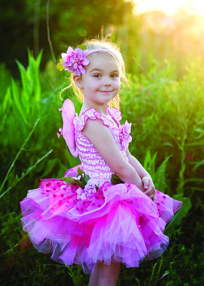 Vestito Fairy Bloom rosa 5-6 anni
