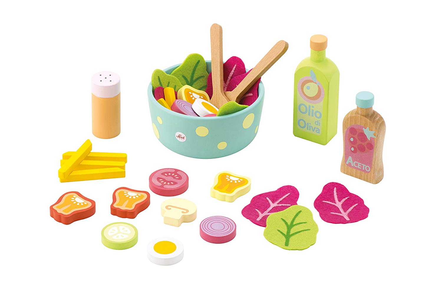 Set insalata in legno Sevi